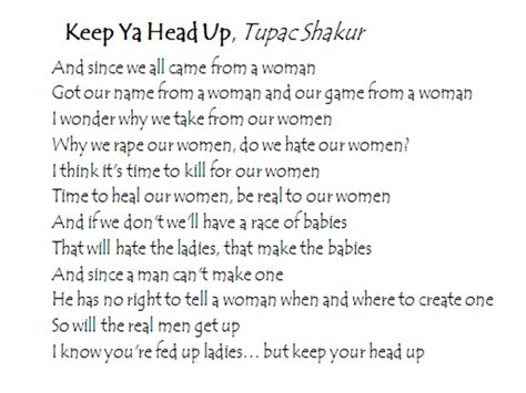  Keep Ya Head Up – Ein kraftvoller Song der Hoffnung und des feministischen Widerstands